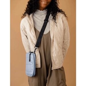 Free People Movement High‎ Peak Convertible Pouch blue NWOT